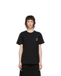 AMI Alexandre Mattiussi Black T Shirt