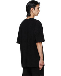 032c Black Terrycloth Topos T Shirt