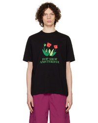 Pop Trading Company Black Tulip T Shirt