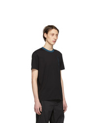Givenchy Black Vertical Logo Slim Fit T Shirt