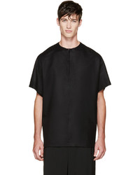 Thamanyah Black Wool Loden T Shirt