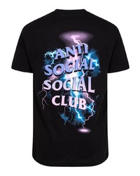 Anti Social Social Club Bolt From The Blue Cotton T Shirt