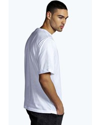 Boohoo Loose Fit Roll Sleeve Crew Neck T Shirt