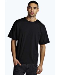 Boohoo Loose Fit Roll Sleeve Crew Neck T Shirt