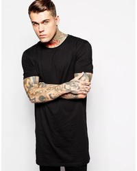 Asos Brand Super Longline T Shirt With Relaxed Skater Fit
