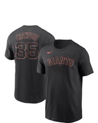 Nike Brandon Crawford Black San Francisco Giants Name Number T Shirt At Nordstrom