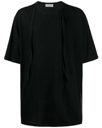 Yohji Yamamoto Button Detail Cotton T Shirt