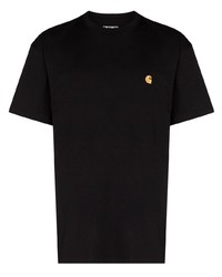 Carhartt WIP Chase Logo Embroidered Cotton T Shirt