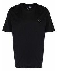 Raf Simons X Fred Perry Chest Logo Cotton T Shirt