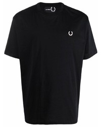 Raf Simons X Fred Perry Chest Logo Cotton T Shirt
