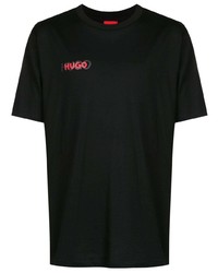 Hugo Chest Logo Print Detail T Shirt