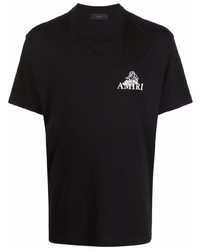 Amiri Chest Logo Print T Shirt