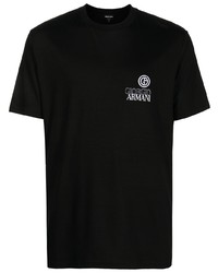 Giorgio Armani Chest Logo Print T Shirt