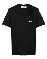 MSGM Chest Pocket Logo T Shirt