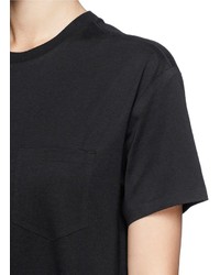 Nobrand Chest Pocket Split Side T Shirt