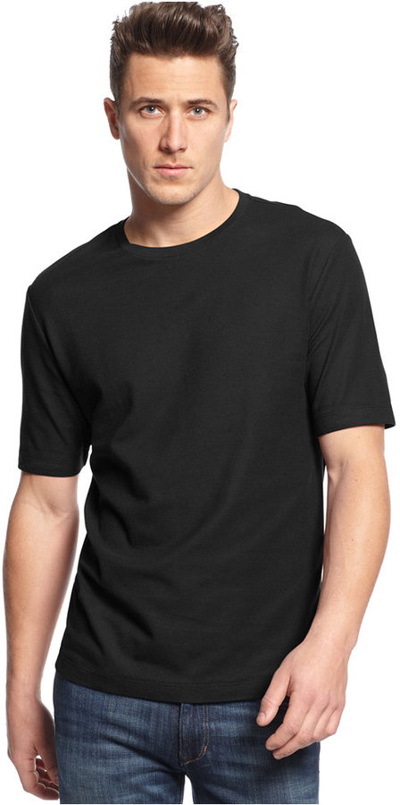 Club Room Solid Crew Neck Performance T Shirt | Where to buy & how to wear