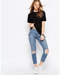 Asos Collection Linen Look Oversized T Shirt