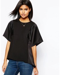 Asos Collection Matte And Shine Insert Tee