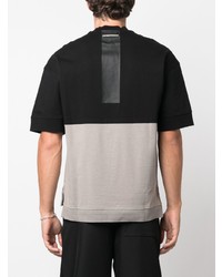 Emporio Armani Colour Block Cotton T Shirt