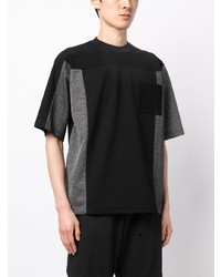 White Mountaineering Colour Block Panelled T Shirt