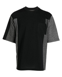 White Mountaineering Colour Block Panelled T Shirt
