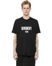 Givenchy Columbian Destroyed Cotton T Shirt