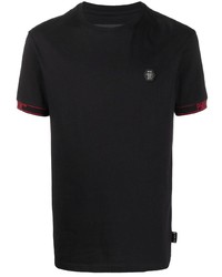 Philipp Plein Contrast Cuff T Shirt