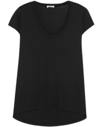 Splendid Cotton And Modal Blend Jersey T Shirt Black