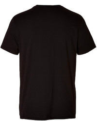 Vince Cotton Crew Neck T Shirt In Black