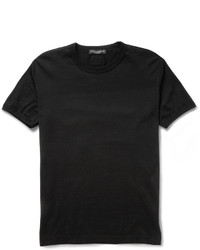 Dolce & Gabbana Crew Neck Cotton Jersey T Shirt