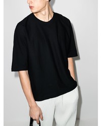 Homme Plissé Issey Miyake Crew Neck Cotton T Shirt