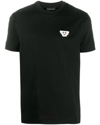 Emporio Armani Crew Neck Logo Patch T Shirt