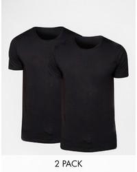 Levi's Crew Neck T Shirt In 2 Pack In Regular Fit