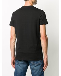 Balmain Debossed Logo Cotton T Shirt