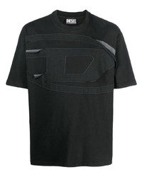 Diesel Distressed Effect Cotton T Shirt