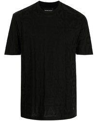 Emporio Armani Embossed Logo Cotton T Shirt