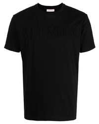 Valentino Embossed Logo Cotton T Shirt