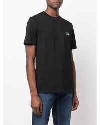 Paul Smith Embroidered Logo Cotton T Shirt