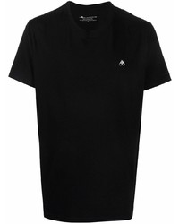 Moose Knuckles Embroidered Logo Short Sleeve T Shirt