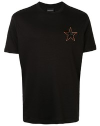 Emporio Armani Embroidered Star T Shirt