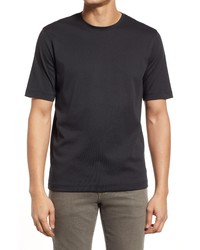 Johnston & Murphy Essential Crewneck Cotton T Shirt In Black At Nordstrom