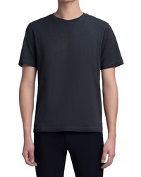 Bugatchi Gart Dyed T Shirt In Black At Nordstrom