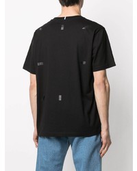 McQ Swallow Graphic Print Cotton T Shirt