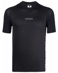 Versace Greca Detail Logo Print T Shirt
