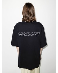Isabel Marant Guizy Rear Logo Print T Shirt