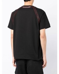 Alexander McQueen Harness Tape Cotton T Shirt
