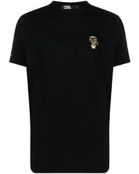 Karl Lagerfeld Ikonik Karl Metallic T Shirt