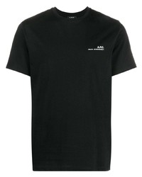 A.P.C. Item Logo Print T Shirt