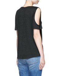 Rag & Bone Jean Showoff Cutout Shoulder T Shirt