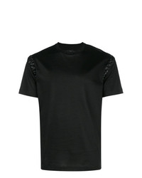 Les Hommes Lace Up Sleeve T Shirt